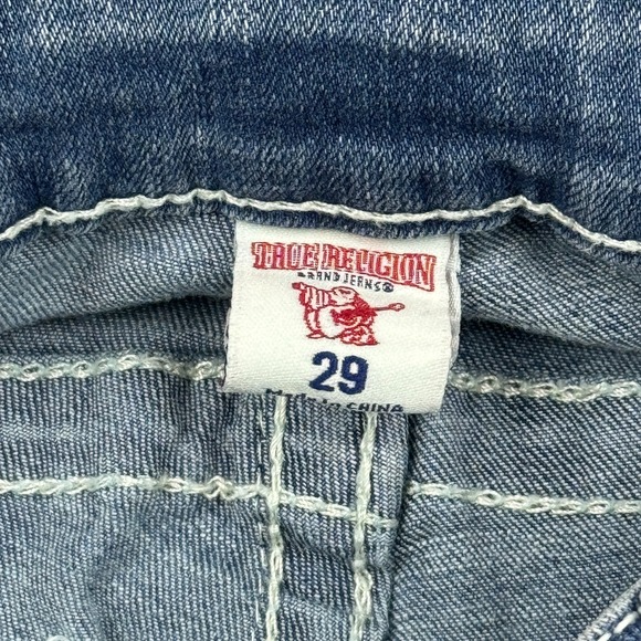 True Religion Jeans Womens 29 (30X30) Blue Super Skinny Light Wash Denim Stretch - Picture 3 of 14